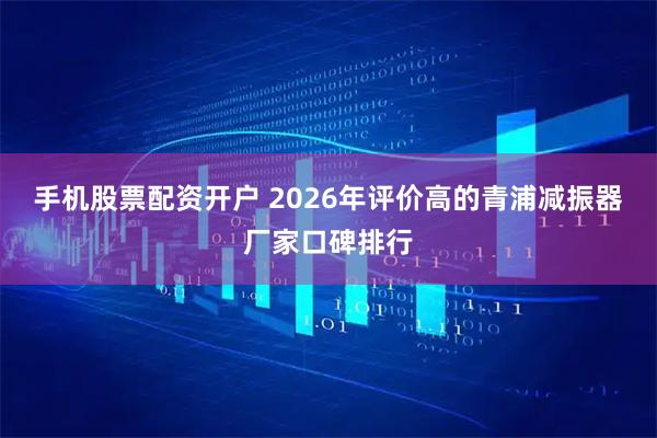手机股票配资开户 2026年评价高的青浦减振器厂家口碑排行